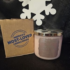 White Barn Crushed Candy Cane 3-wick Candle